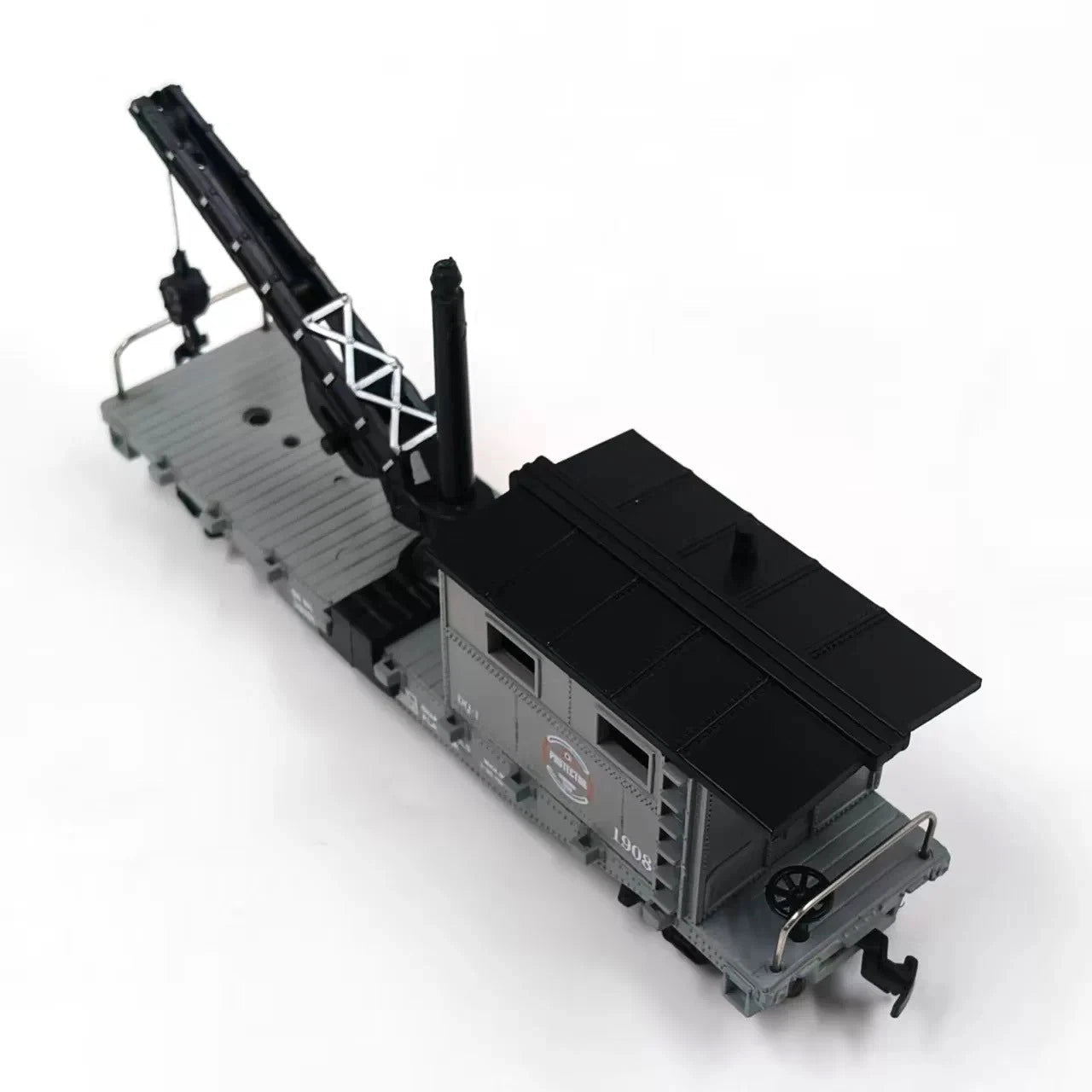 HO1:87 Train Model Railway Metal Track 40ft  Crane Transporter Truck With box 07FC0E-D4 - KOEEK