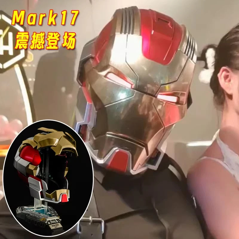 IN STOCK Iron Man MK17 Heartbreaker Helmet English Voice-controlled Full Mask 07FC0E-D4 - KOEEK