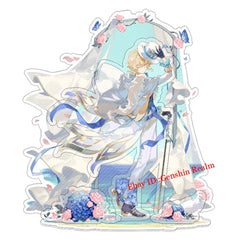 Anime Honkai: Star Rail Aventurine Gown Acrylic Desktop Stand Figure Collection 07FC0E-D4 - KOEEK