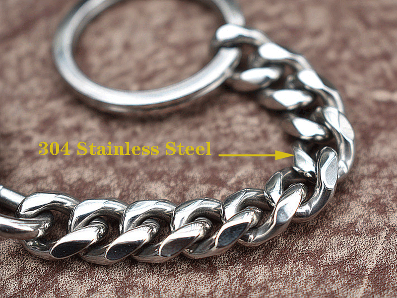 Damascus Pattern Steel Pocket Keychain Buckle EDC Car Motorcycle Quick Hook Tool 07FC0E-D4 - KOEEK