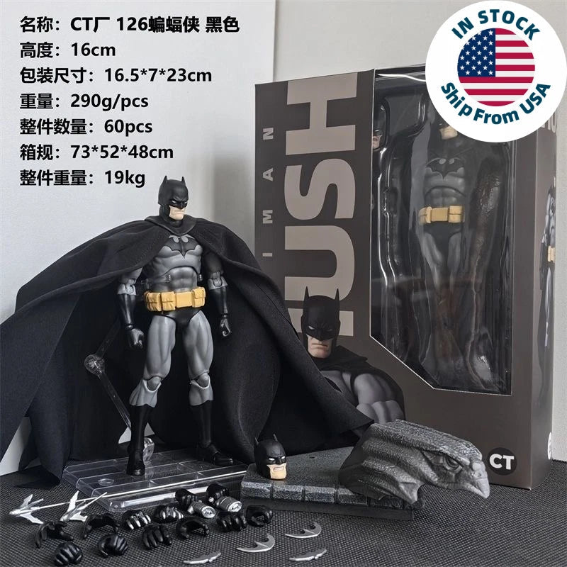 CT Toys MAFEX No.126 Hush Batman Black Ver. Action Figure  Boxed (US STOCK) CT_TOYS - KOEEK