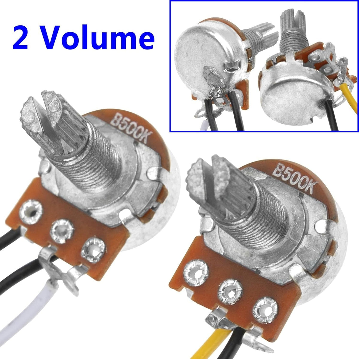 new 1Pcs Yootones Electric Guitar Wiring Harness Kit 2 Volume 1 Tone 3 Way... YOOTONES - KOEEK