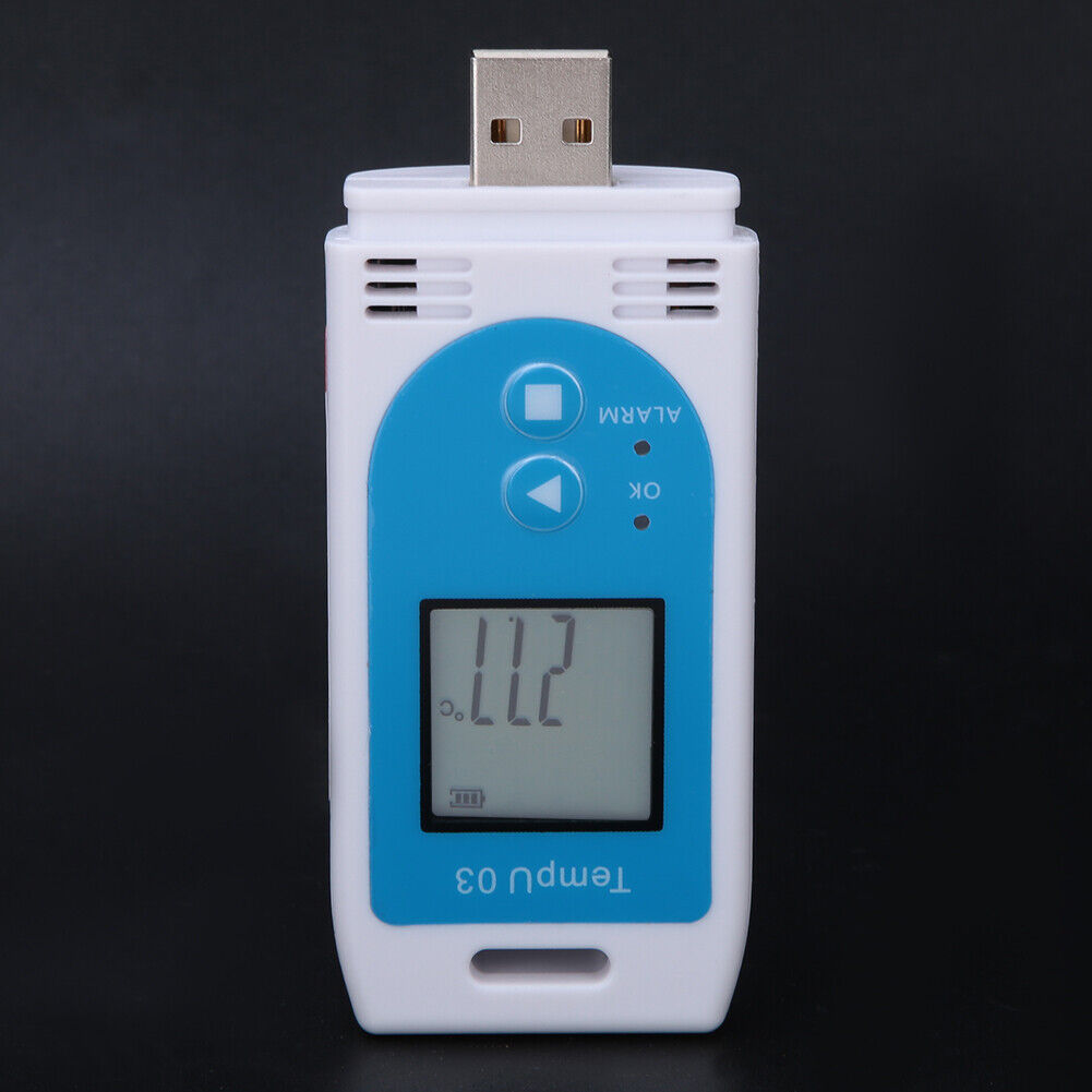 new Portable LCD USB Temperature & Humidity Data Logger PDF GSP Datalogger Recorder koeek - KOEEK