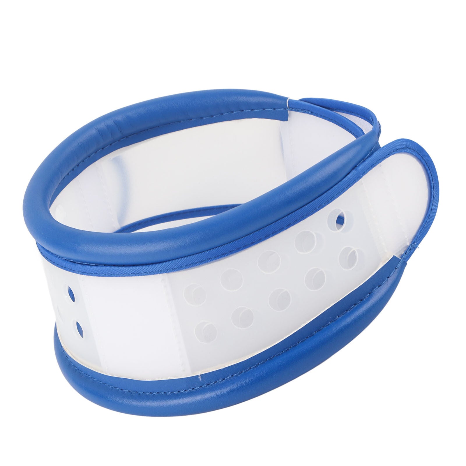 new Collar Neck Brace Collar Correct Bone Care For Neck Stiff Relief(Blue L) HGF koeek - KOEEK