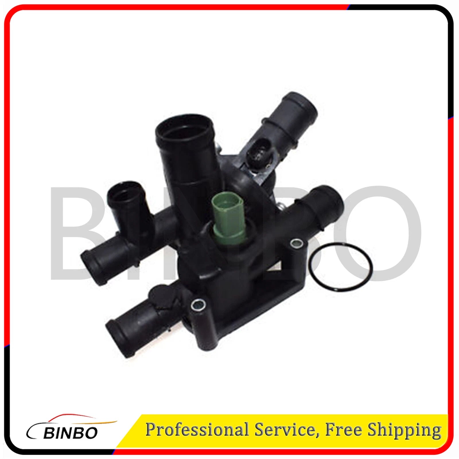06A121111  Engine Thermostat Housing Assembly For Audi A3 Seat VW Skoda 1.6L 07FC0E-D4 - KOEEK