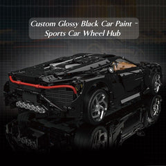 new Mould King 13163 Black Lacquer Racing Super Car RC Model Building Block Toy MOC MOULD KING - KOEEK