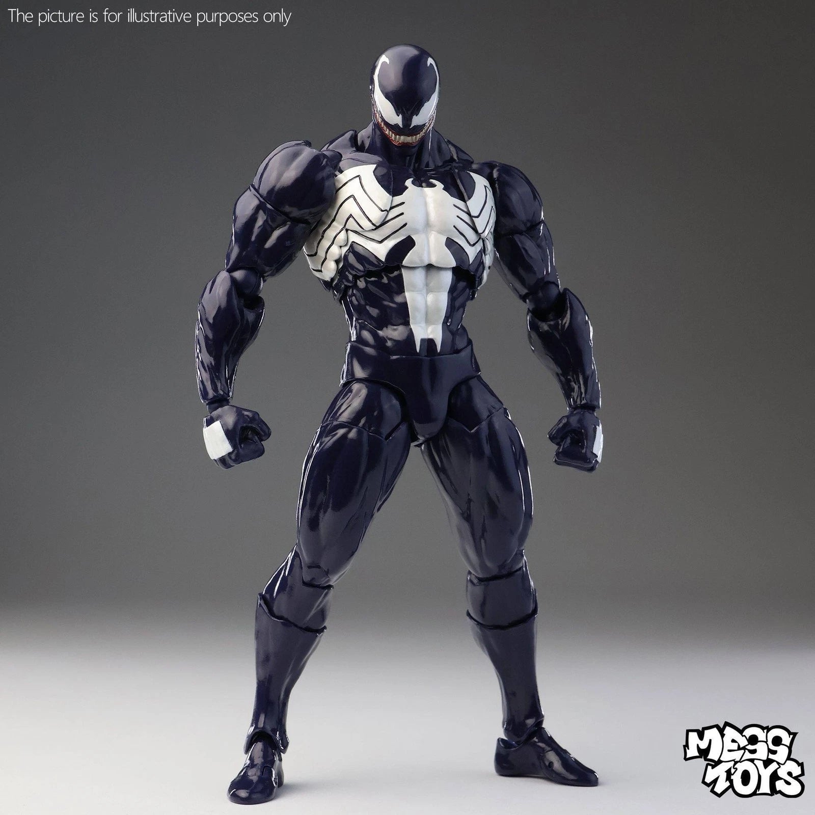 IN STOCK Mess Toys Venom Lethal Neighbor 1/12 Spider-Man Symbiote Action Figure MESS_TOYS - KOEEK