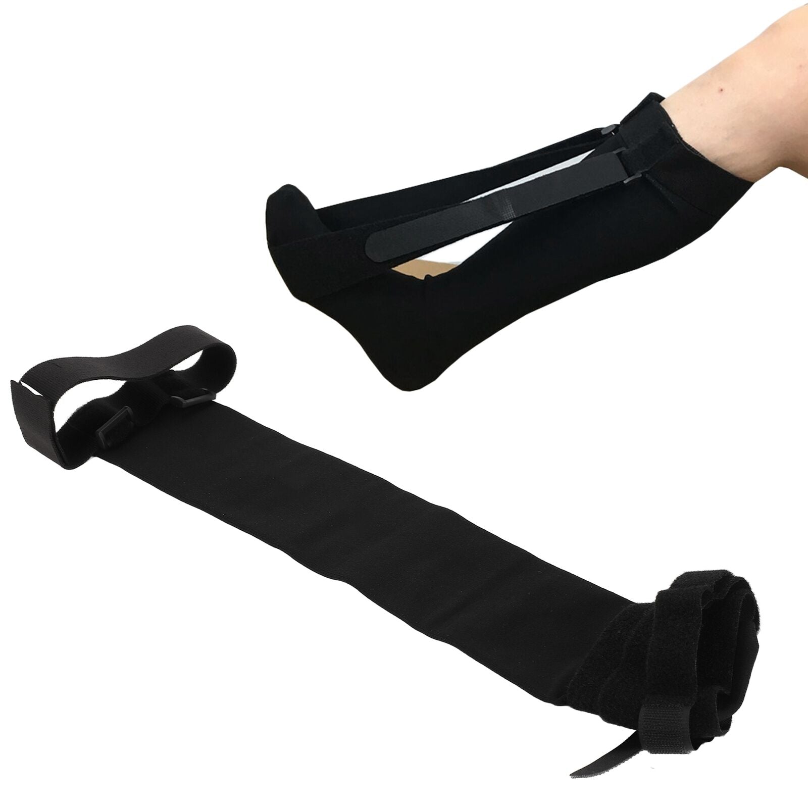 new Plantar Fasciitis Night Splint Sock Pain Relief Dual Strap Design Dorsiflexio US koeek - KOEEK