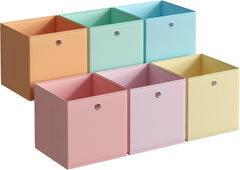 Storage cubes, set of 6 foldable storage boxes 07FC0E-D4 - KOEEK