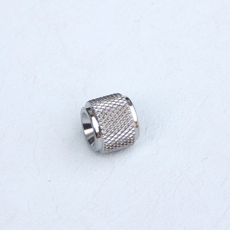 Titanium alloy Parachute Cord Lanyard Bead EDC Anti Slip Knurled DIY Beads Gifts 07FC0E-D4 - KOEEK
