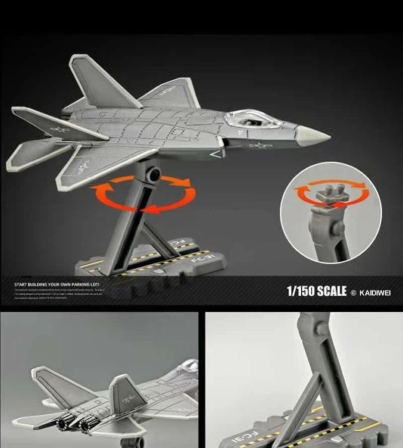PLA 1/150 FC-31 Fighter Diecast Finished Product Model 07FC0E-D4 - KOEEK