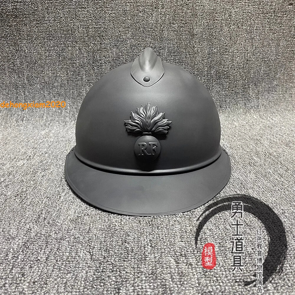WWI-II French Adrian France Steel Helmet Military Soldier Replica M1915 Helmet 07FC0E-D4 - KOEEK