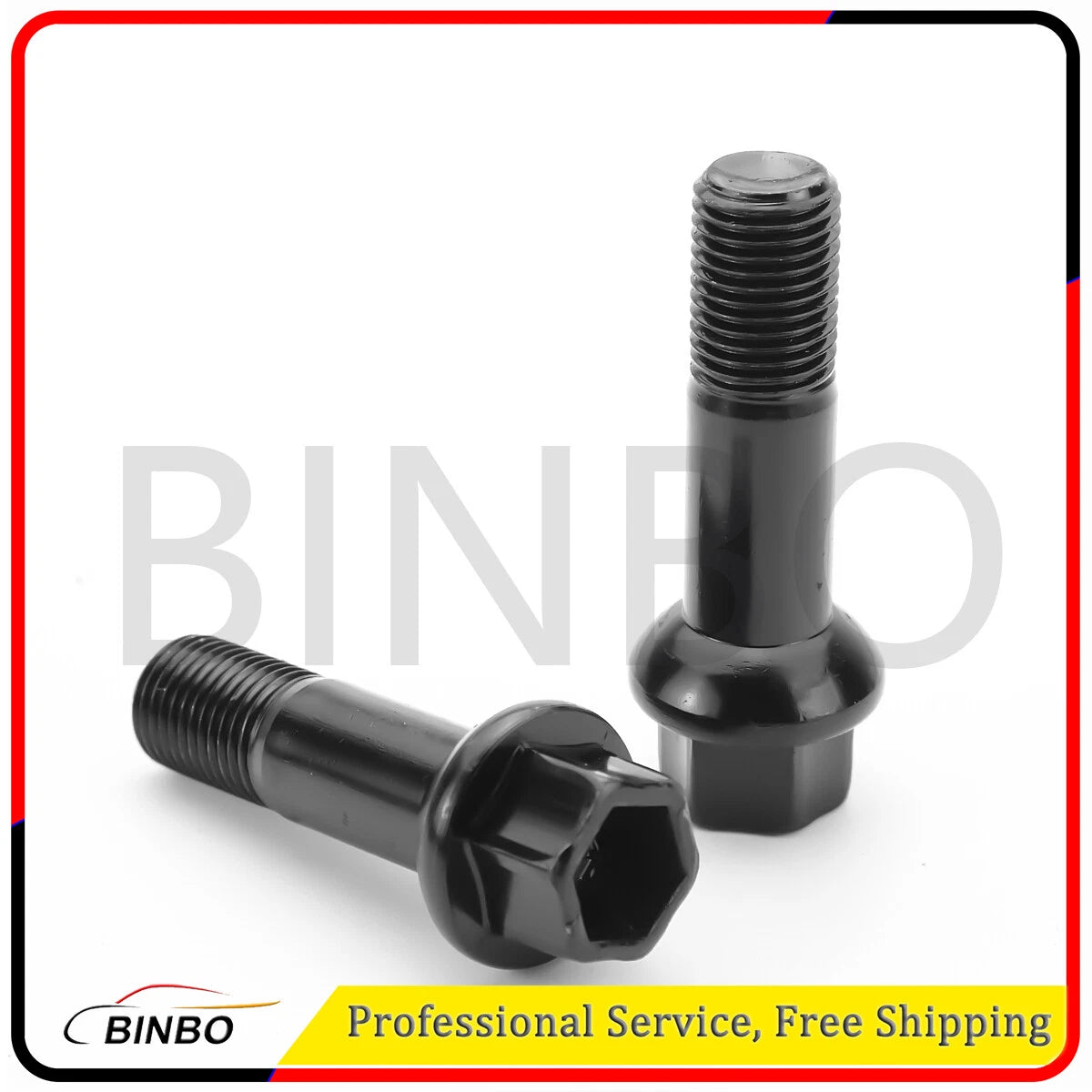 Set of 5 Black Lug Bolts Nuts For Benz ML550 S500 GLK350 S550 CL500 GL450 07FC0E-D4 - KOEEK
