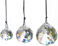 new H&D HYALINE & DORA 30/40/50mm Faceted Suncatcher Crystal 30-40-50mm, Clear 1* H&D HYALINE & DORA - KOEEK