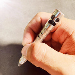Stainless Steel Portable Pocke Multi-function Pen With Writing EDC Outdoor Pen 07FC0E-D4 - KOEEK
