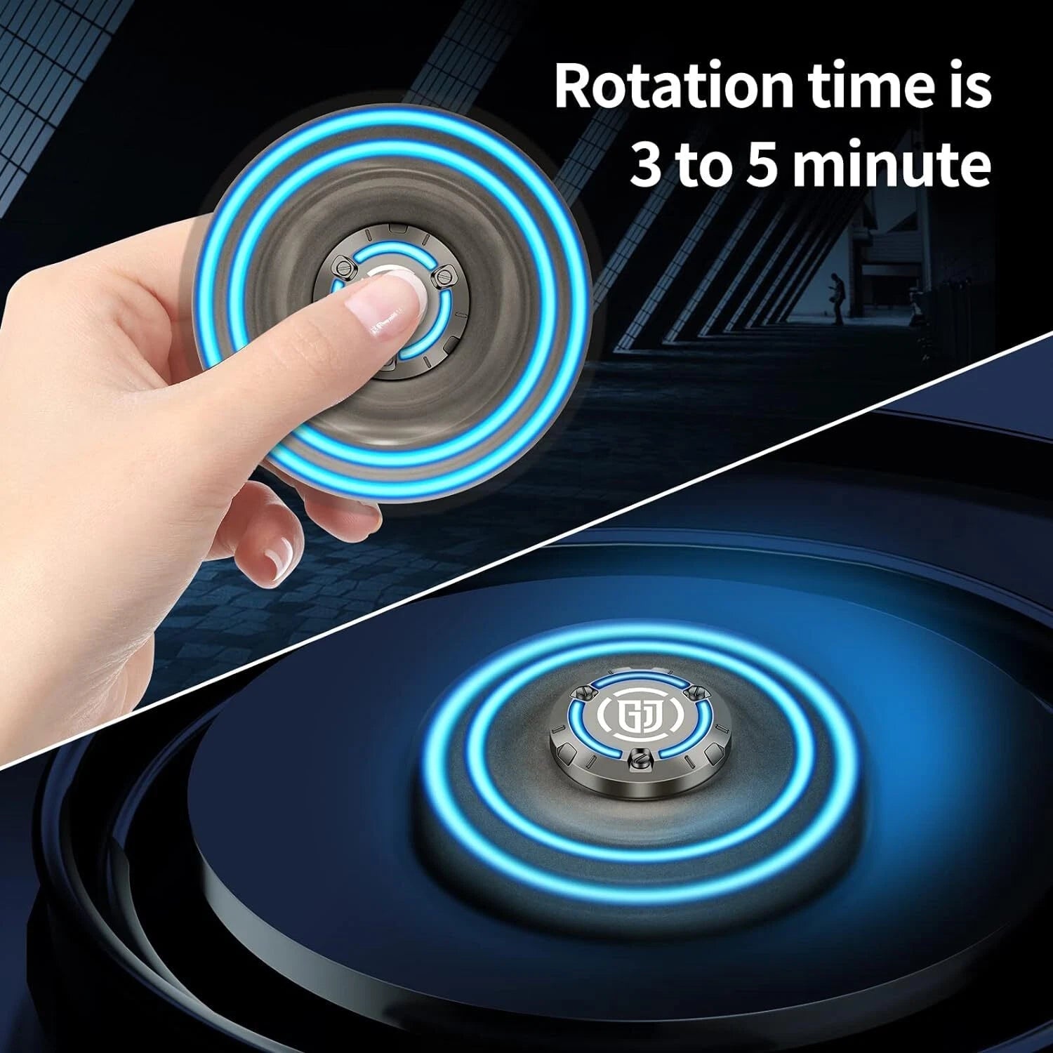 EDC Fidget Spinner Luminous Durable High Speed Silent Bearing Metal Stressrelief 07FC0E-D4 - KOEEK