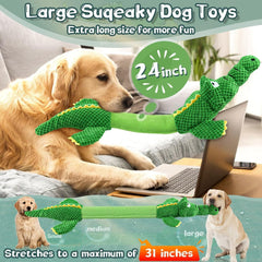 new Dog Toys for Large Dogs: Squeaky - Plush Chew Large, Green 07FC0E-D4 - KOEEK