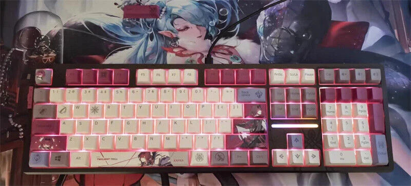 miHoYo Honkai Star Rail Kafka RGB Official Mechanical Keyboard Backlit Keyboard 07FC0E-D4 - KOEEK