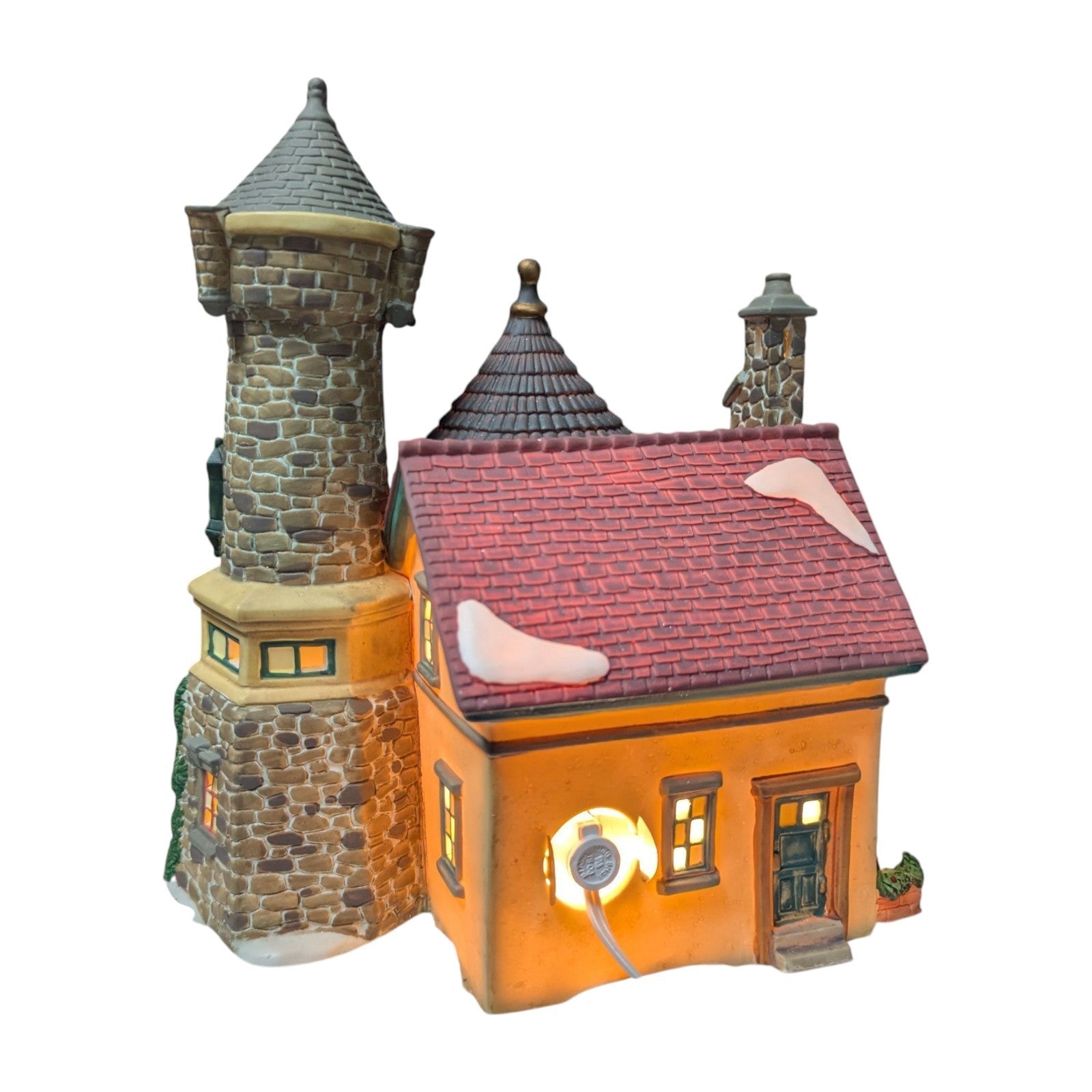 2 Heartland Valley Village Porcelain Lighted Red Lion Inn Department Christmas HEARTLAND - KOEEK