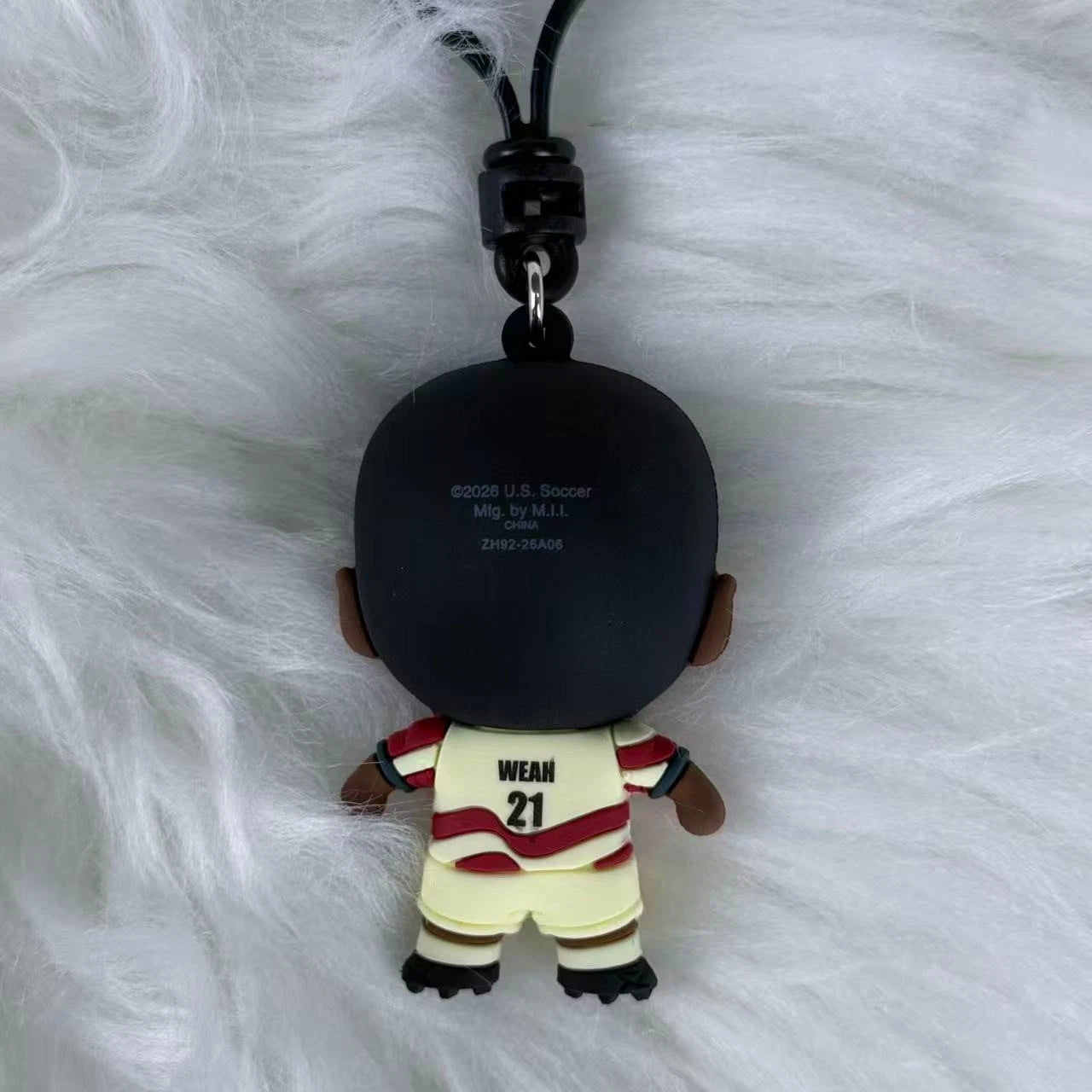 Tim Weah #21 USMNT Soccer Team 3D Vinyl Bag Clip Collectible Keychain 07FC0E-D4 - KOEEK