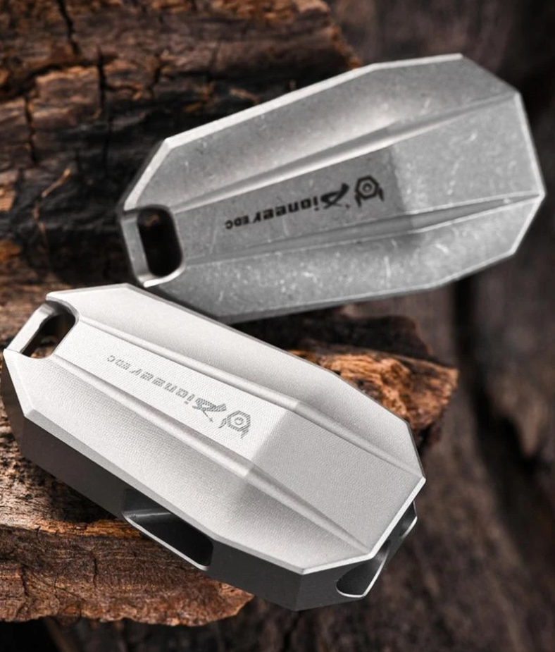 Titanium Safety Whistle Emergency Whistle Outdoor Hiking Hunting Survival EDC 07FC0E-D4 - KOEEK