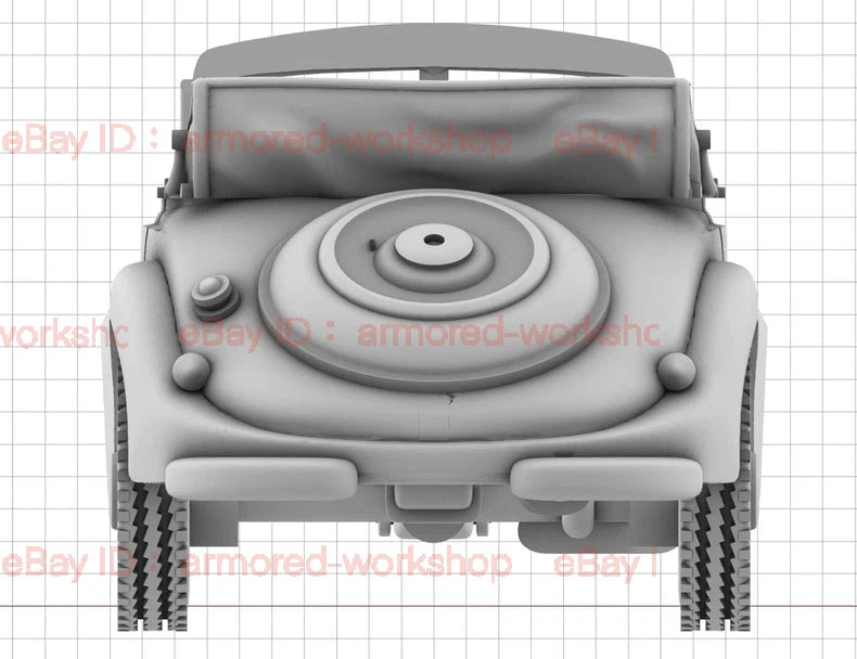 3D Printed 1/72 World War II 328 Convertible Sedan Unpainted 07FC0E-D4 - KOEEK