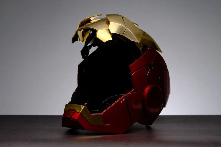 Stock AUTOKING Gold Iron Man MK5 1:1 Wearable Helmet Deformed Voice-control Mask AUTOKING - KOEEK