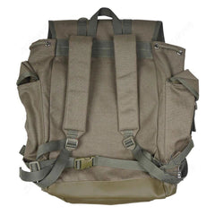 35L German Mountain Backpack Canvas Outdoor Large capacity Green Copy Film Props 07FC0E-D4 - KOEEK