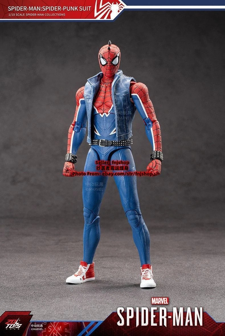 ZD Toys Spider-Man SPIDER-PUNK Suit 1/10 Collectible Action Figure IN STOCK ZD_TOY - KOEEK