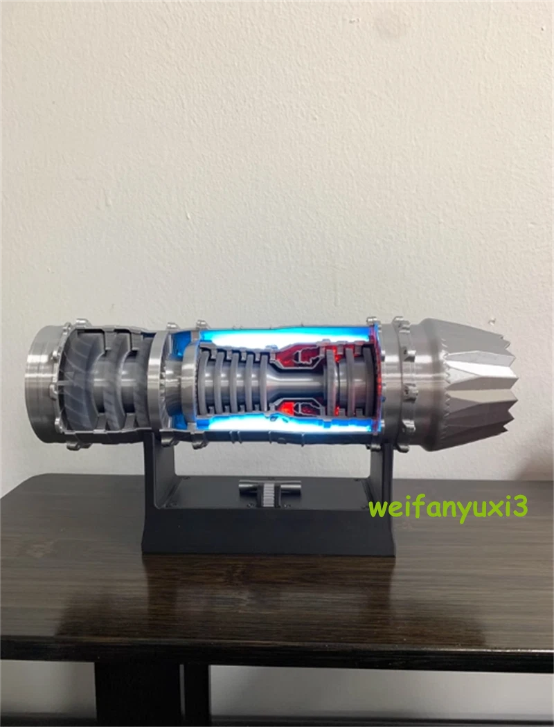 1:18 Mini Fighter J-35 Aircraft Engine Model Electric Finished Model Toy Gift 07FC0E-D4 - KOEEK