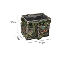 Outdoor Folding Storage Open Box Camping Storage Tool Bag Handbag Firewood Bag 07FC0E-D4 - KOEEK