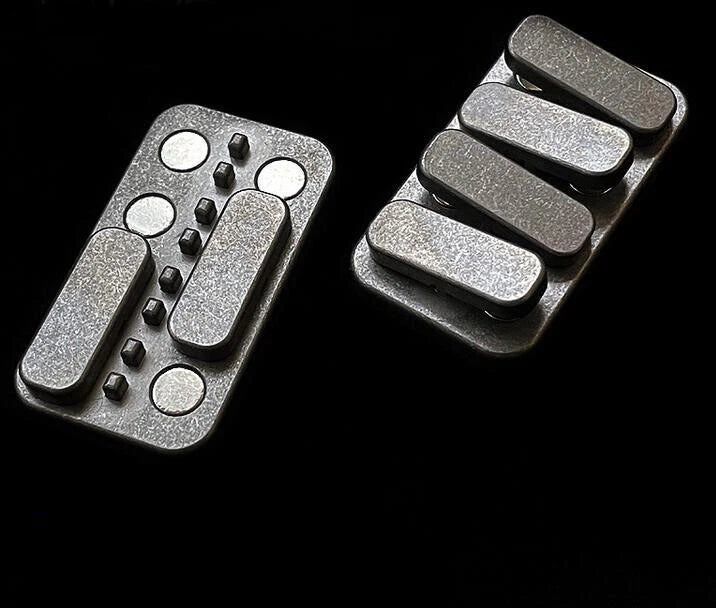 Titanium Alloy Fidget Slider Haptic Clicker Desk Toy for Stress Relief EDC Gift 07FC0E-D4 - KOEEK