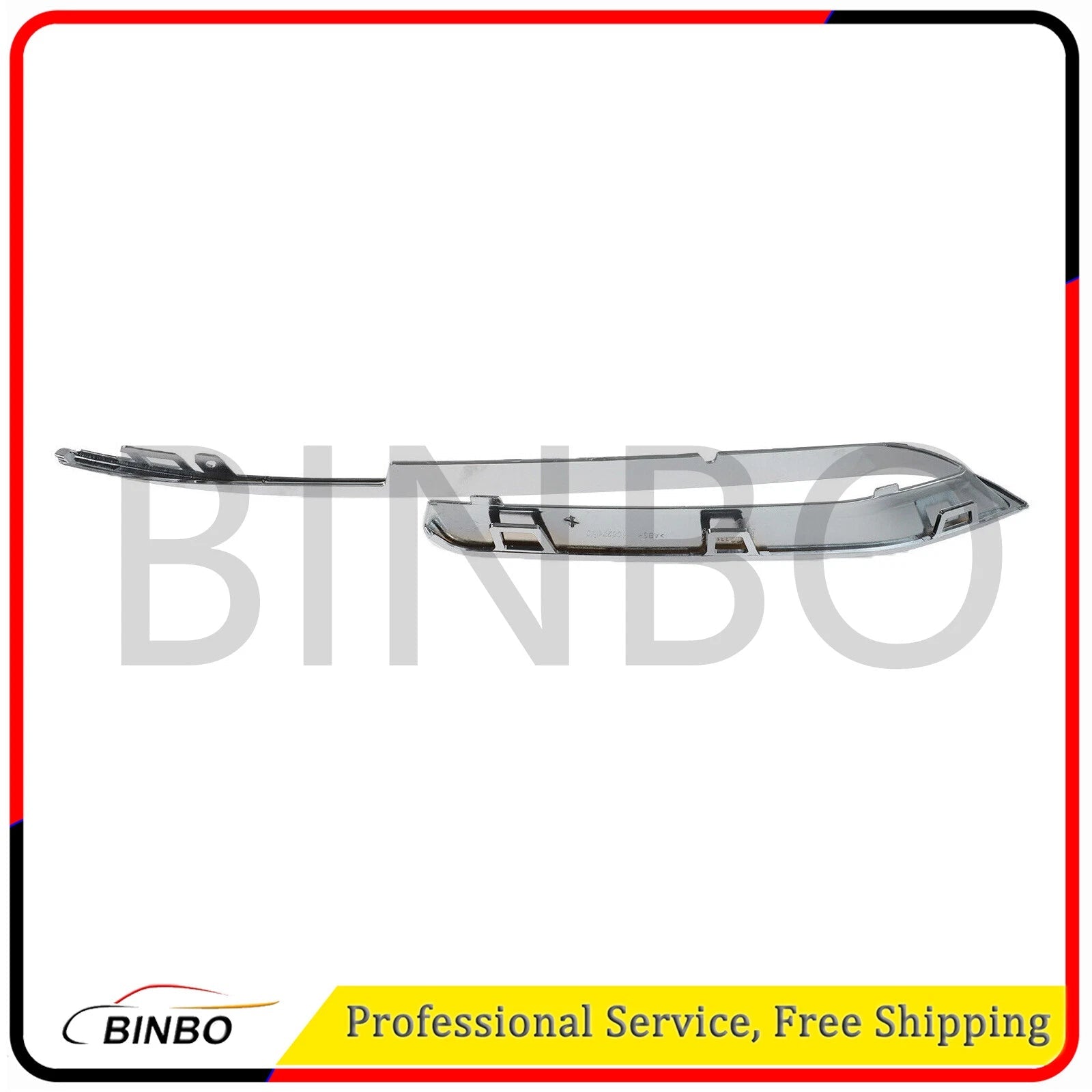 Set of 2 Grille Trims Grill Driver & Passenger Side Chrome for 528 535 550 07FC0E-D4 - KOEEK
