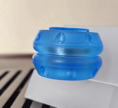 PEI Acrylic Cheese Ring Metal Slider Haptic Mode Relaxing Toys Metal Fidget Toys 07FC0E-D4 - KOEEK