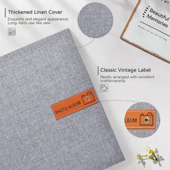 Large Photo Album, Self-Adhesive,4x6, 5x7, 8x10, Scrapbook Album,DIY Photo Book 07FC0E-D4 - KOEEK