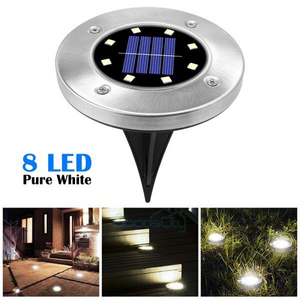 nye Luces LED Solares de Patio Lampara Solares Patios Luz Solar til Jardin Césped