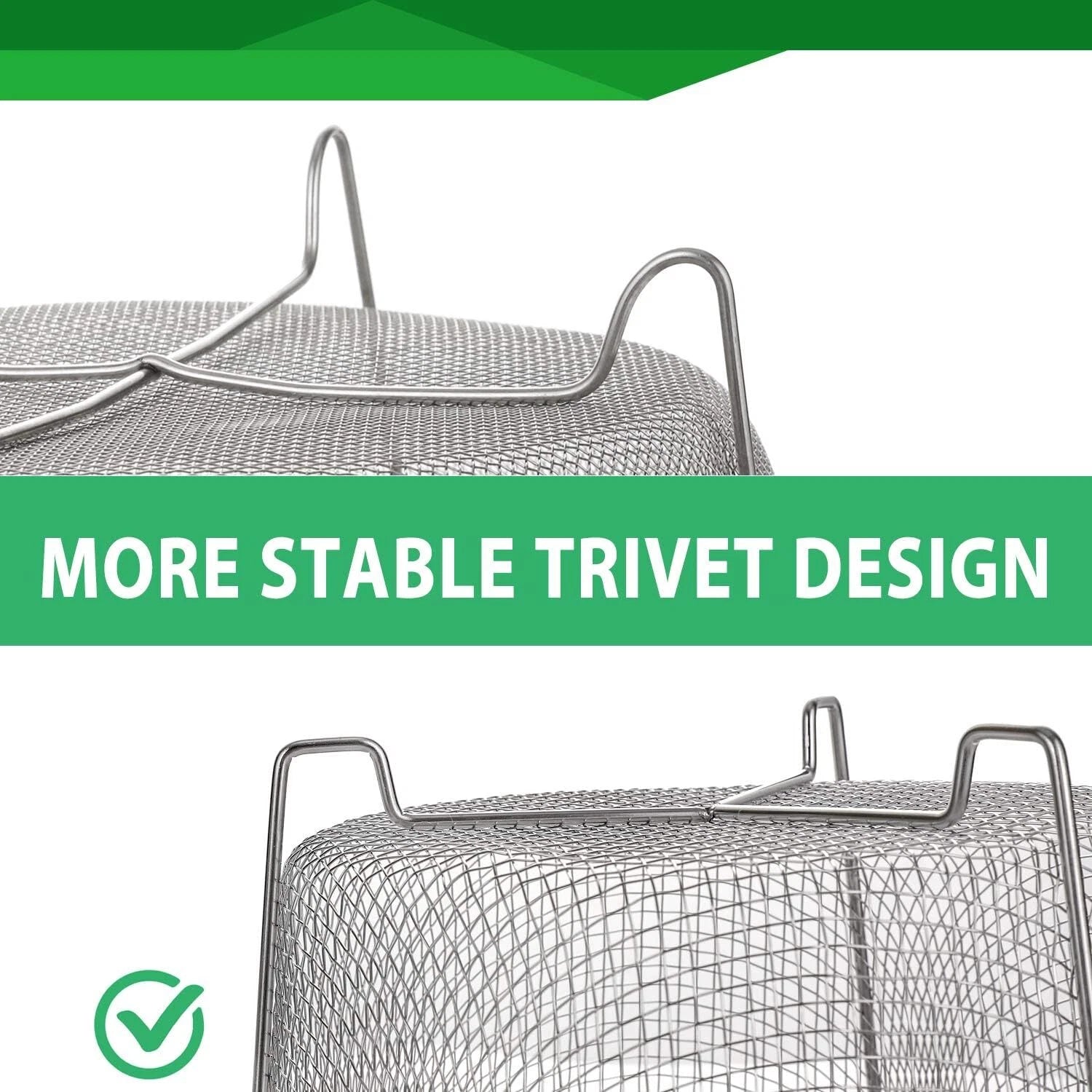 Steamer Basket for Instant Pot Accessories 6 qt or 8 quart - 2 Tier Stackable 07FC0E-D4 - KOEEK