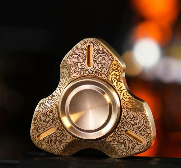 Fidget Hand Spinner Toy Silent Bearing Titanium Alloy Finger Gyro Relieve Stress 07FC0E-D4 - KOEEK