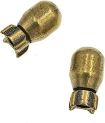 Solid Brass Bomb Shaped Parachute Cord Beads Knife Paracord Lanyard EDC Pendant 07FC0E-D4 - KOEEK