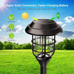 Solar Pathway Lights Outdoor, 8 Pack Garden Lights Powered Landscape Lighting 07FC0E-D4 - KOEEK