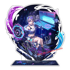 Anime Honkai: Star Rail Silver Wolf Acrylic Desktop Stand Figure Collection Deco 07FC0E-D4 - KOEEK