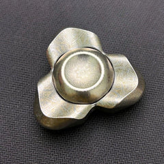 Retro Silver EDC Fidget Spinner Stainless Steel Hand Spinner Relieve Stress Toy 07FC0E-D4 - KOEEK