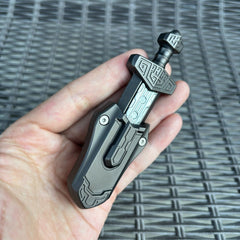 EDC Swords Mechanical Magnetic Push Slider Metal Toys Decompression Fidget Toys 07FC0E-D4 - KOEEK