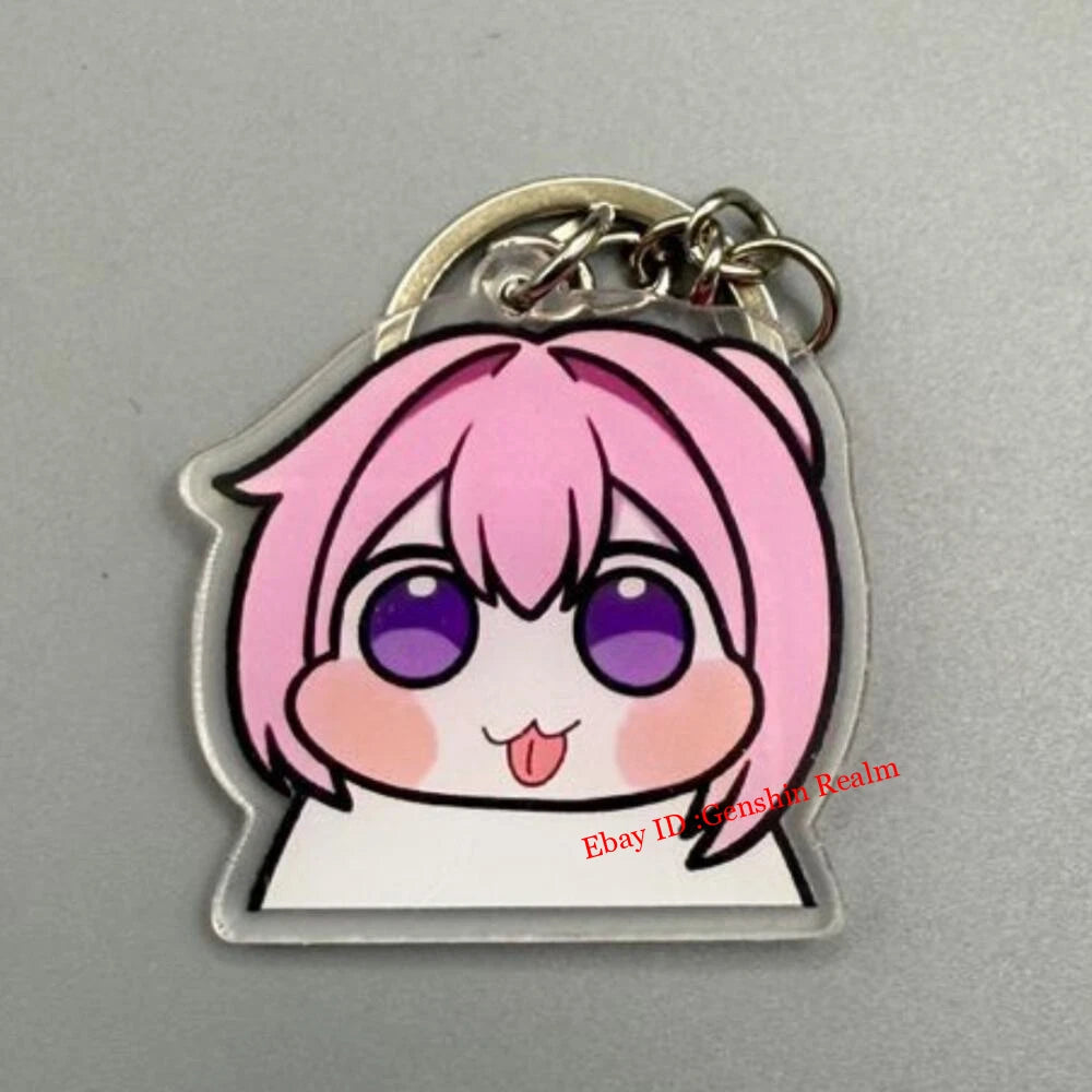 7Pcs/Set Anime NIKKE:The Goddess of Victory Doro Acrylic Keychain Decor Pendant 07FC0E-D4 - KOEEK