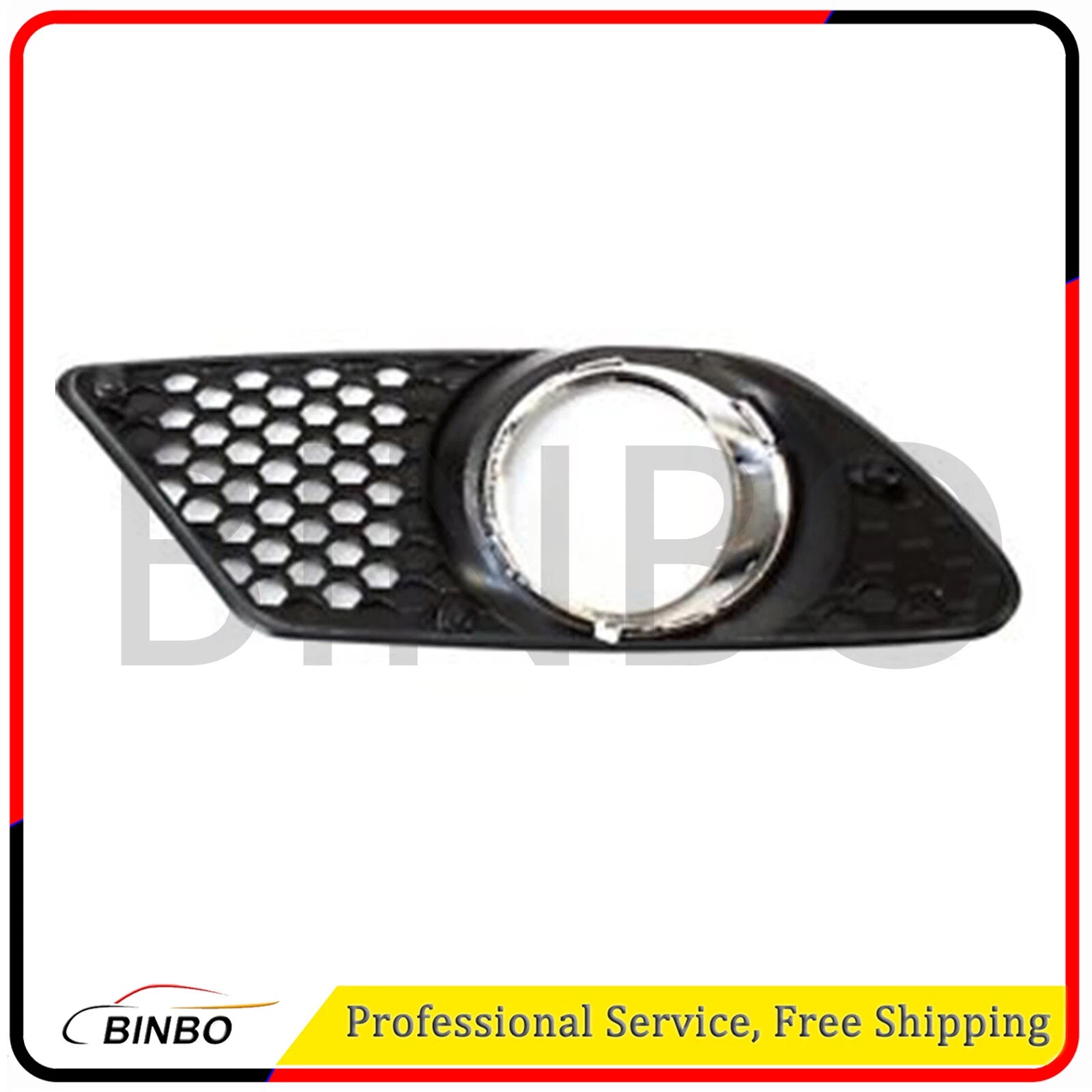 Front Fog Light Bezel Grille Cover For MERCEDES C-Class W204 C300 C350 2007-2010 07FC0E-D4 - KOEEK