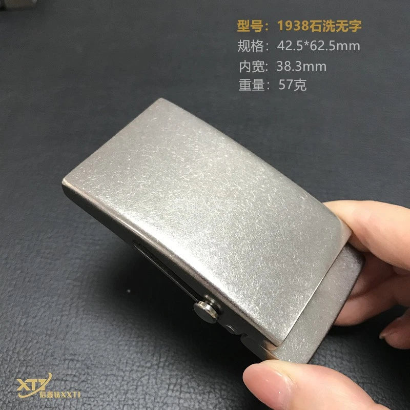 Titanium Belt Buckle Anti-allergic Automatic Belt Buckles Fits For 35mm Belt 07FC0E-D4 - KOEEK