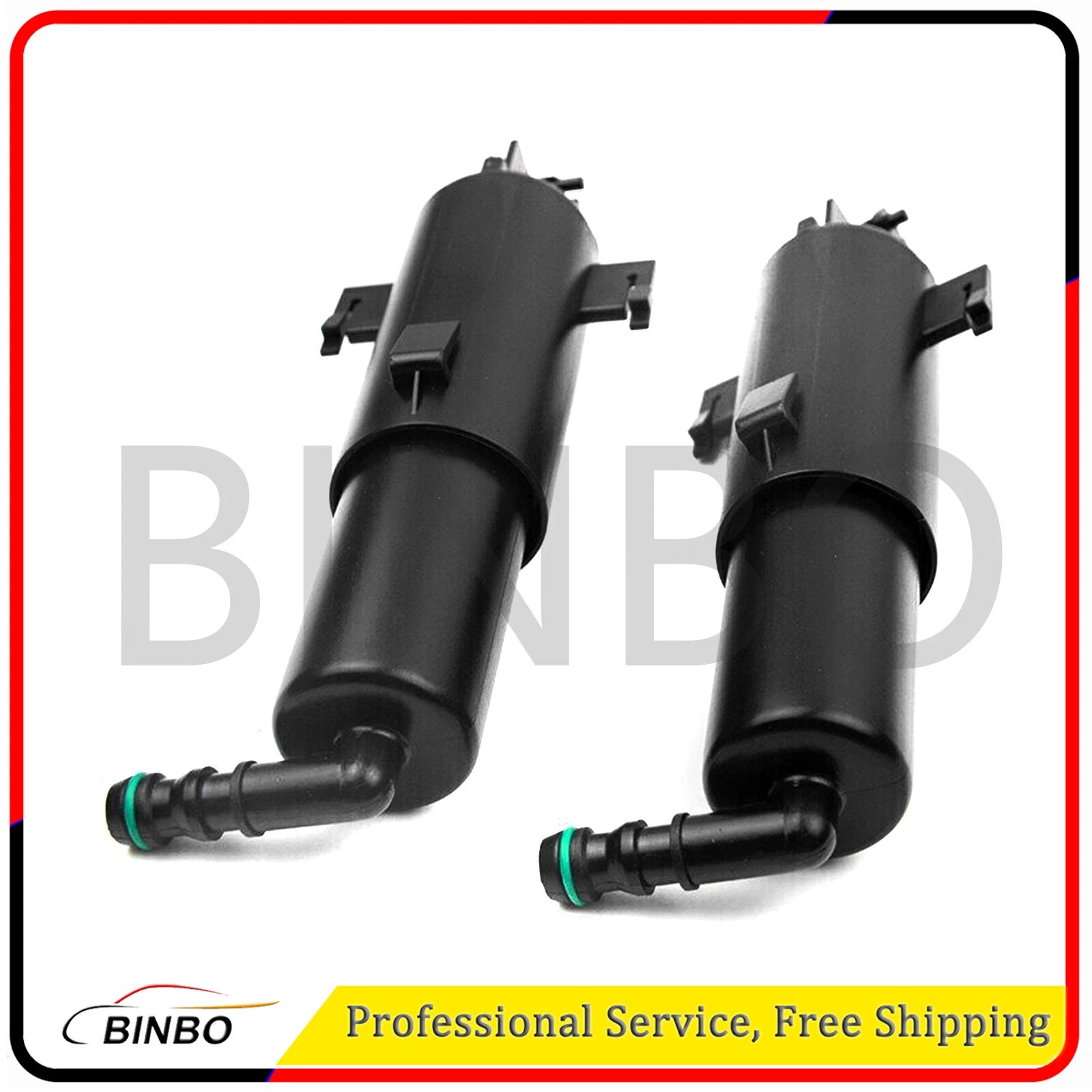 For BMW F01 F02 730i 740i 750i 760i 740Li 2PCS Headlight Washer Nozzle Cylinder 07FC0E-D4 - KOEEK