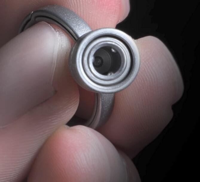 EDC Small Titanium Alloy Detachable Keychain  Hanging Connector  Keyring 07FC0E-D4 - KOEEK