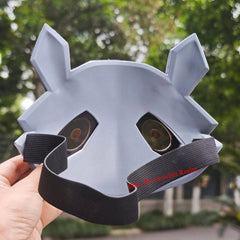 Anime Honkai: Star Rail Stelle Cosplay Raccoon’s Acolyte Mask Prop Collectible 07FC0E-D4 - KOEEK