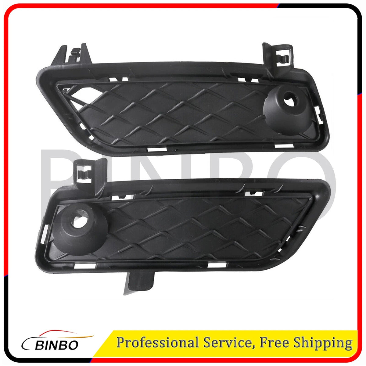 Pair Left Right Front Bumper Outer Grille Bezel Fit For 2011-2014 BMW X3 F25 07FC0E-D4 - KOEEK